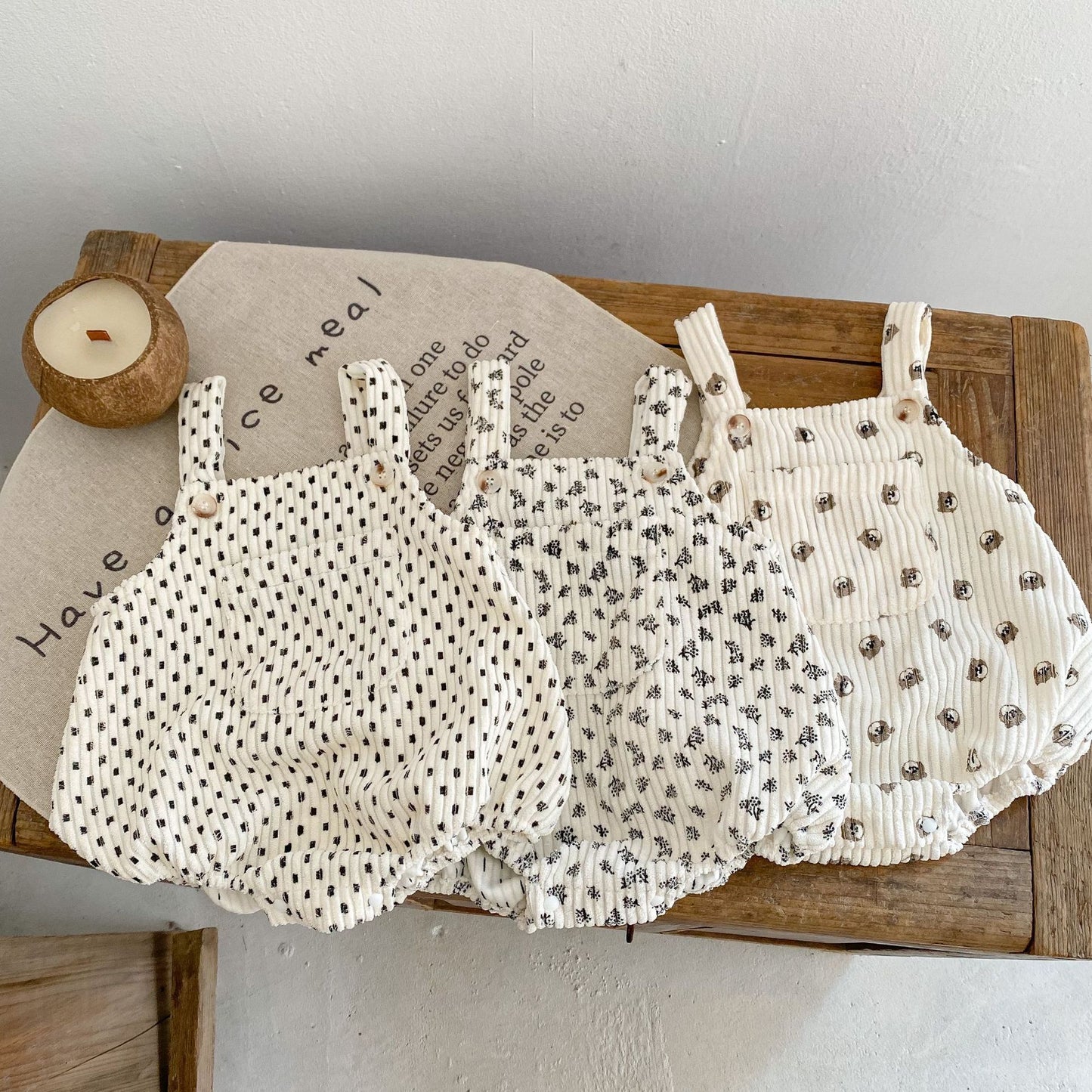 Printed Pattern Baby Cotton Romper