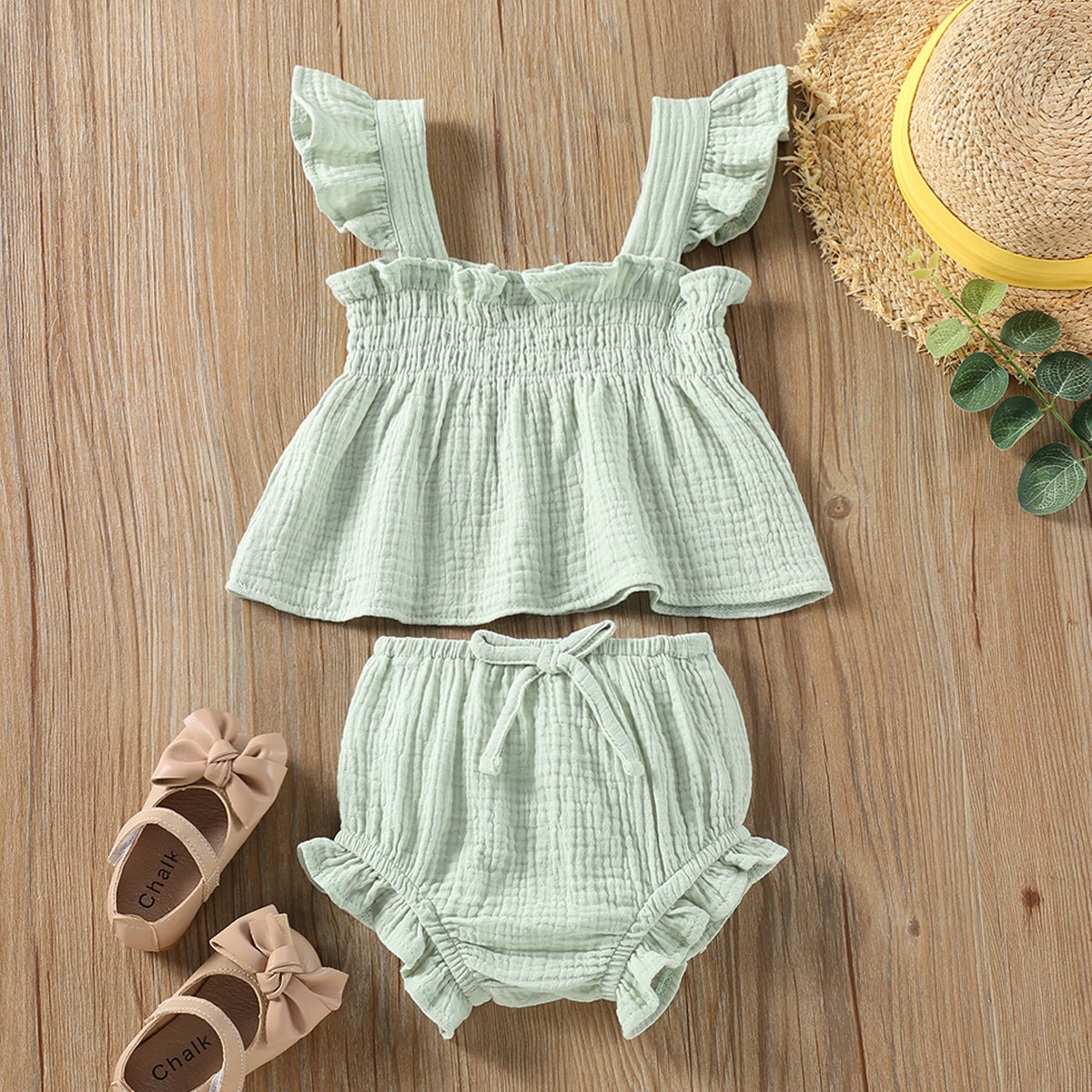 Baby Girl Ruffle Summer Set