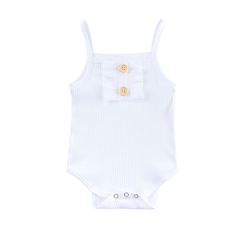 Baby Girl Ribbed Bodysuit & Skirt Set