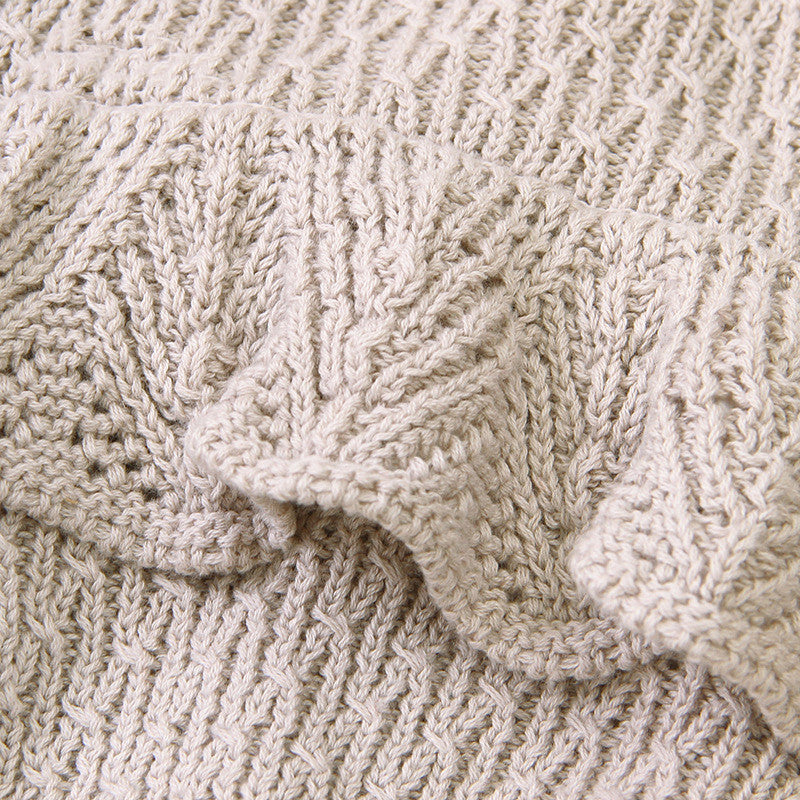 SweetKnit Ruffle Baby Romper