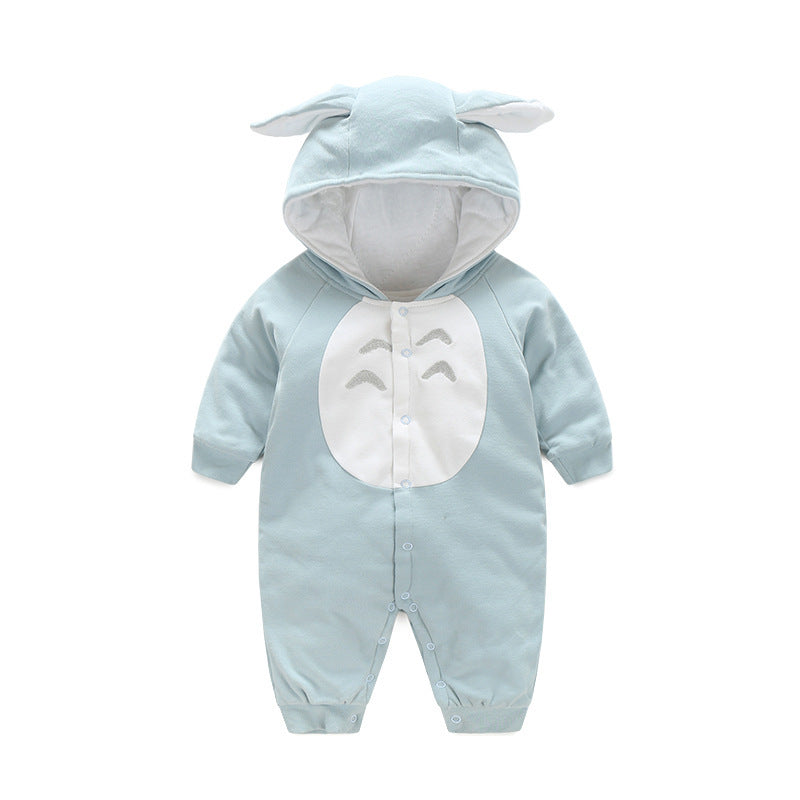Baby Animal Hooded Cotton Romper