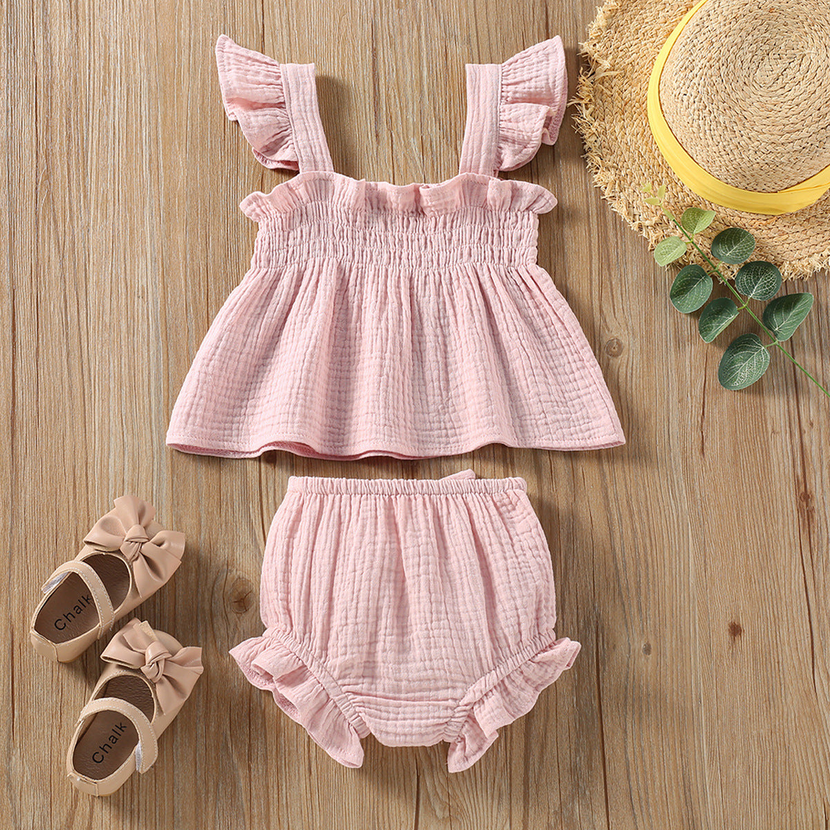 Baby Girl Ruffle Summer Set