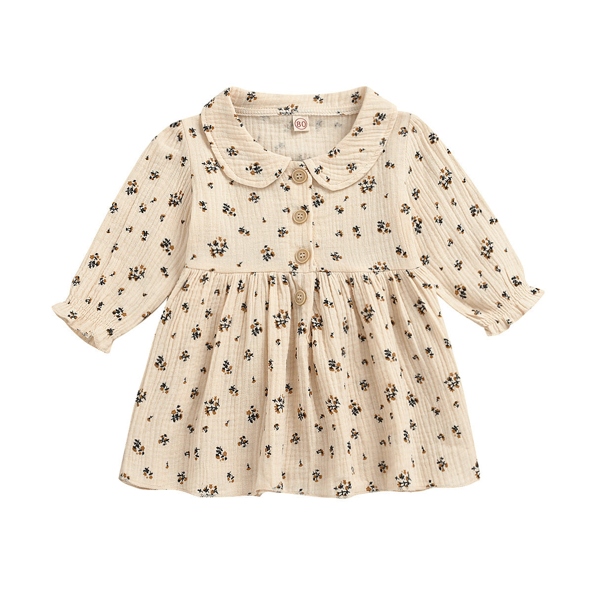 Whimsy Petal Baby Girl Cotton Tunic