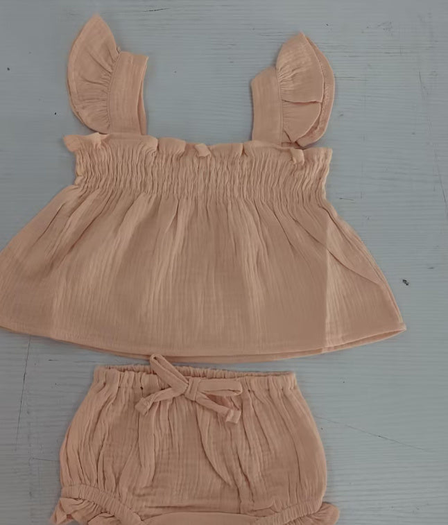 Baby Girl Ruffle Summer Set