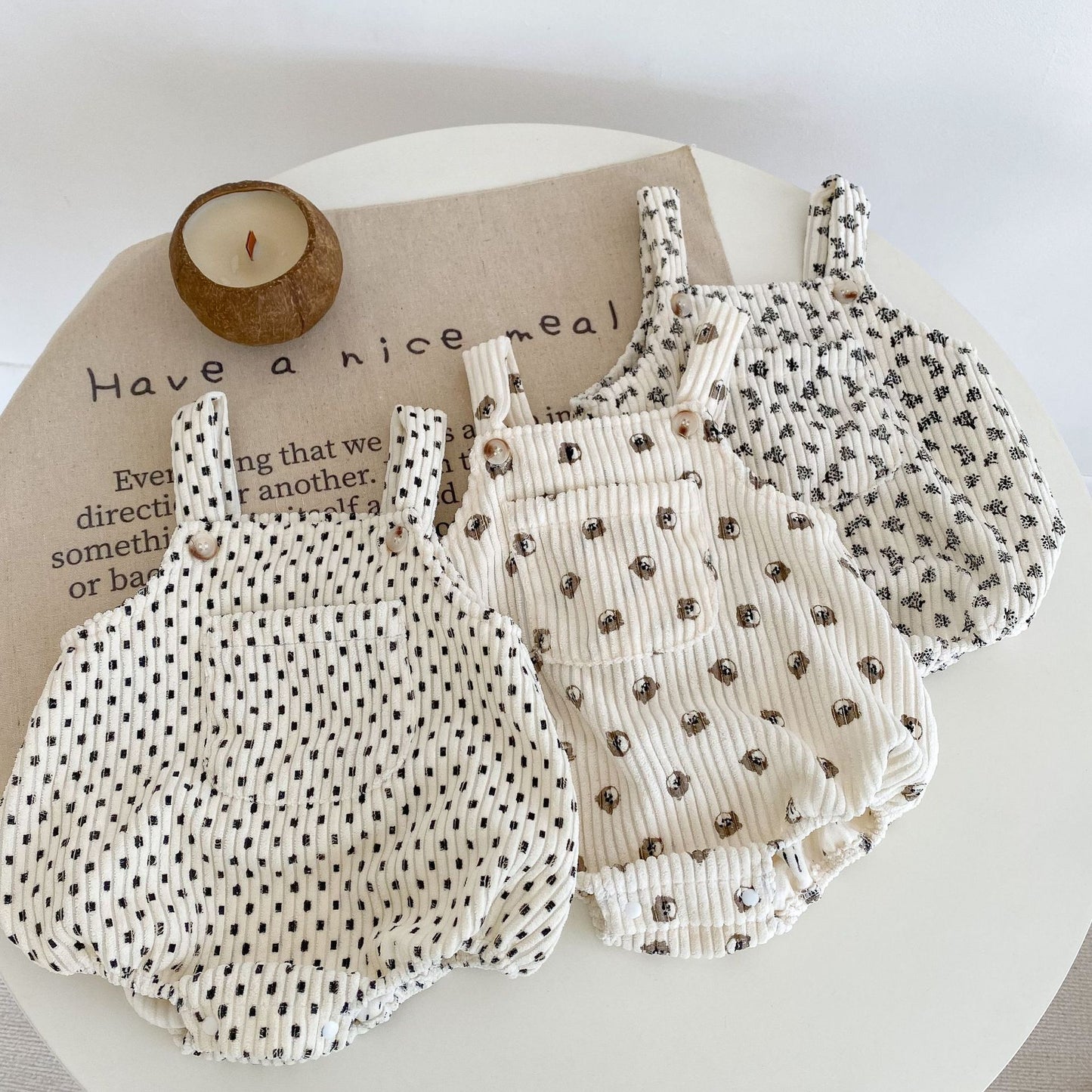 Printed Pattern Baby Cotton Romper