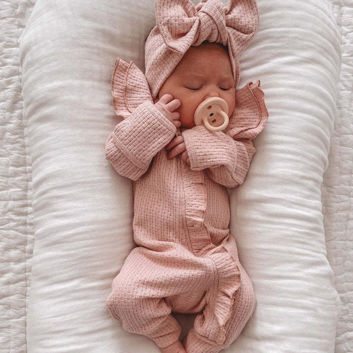 Baby Swaddle Gown & Hat Set