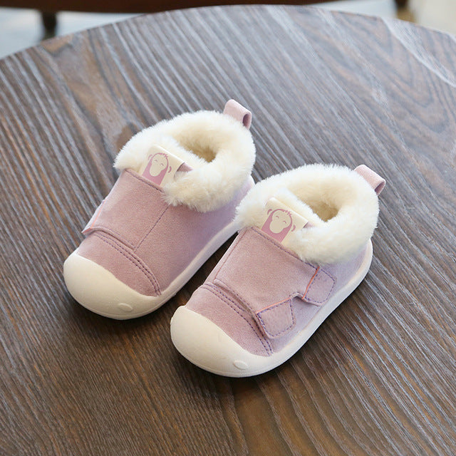 Cozy Monkey Toddler Winter Shoes