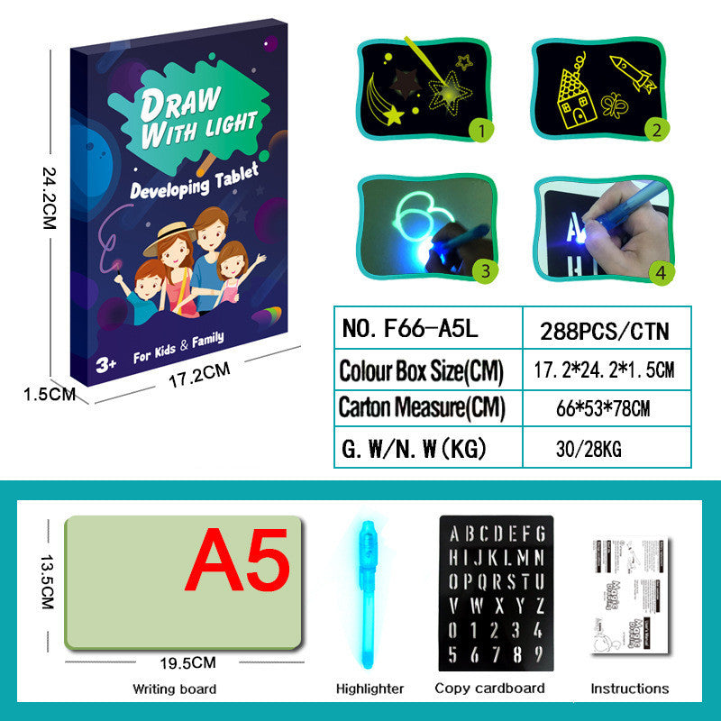 Draw with Light: Developing Tablet