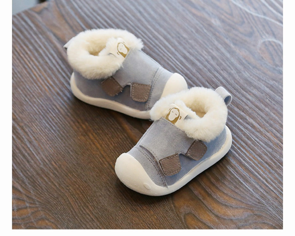 Cozy Monkey Toddler Winter Shoes