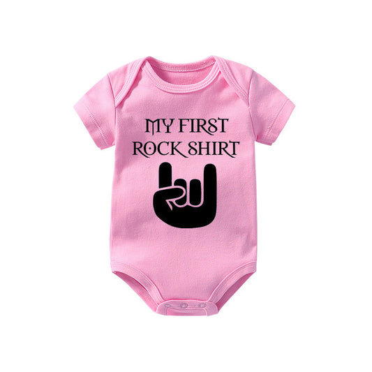 "My First Rock Shirt" Infant Onesie - Girls