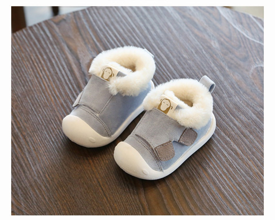 Cozy Monkey Toddler Winter Shoes