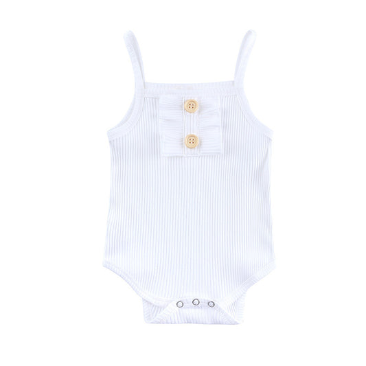 Baby Girl Ribbed Bodysuit & Skirt Set