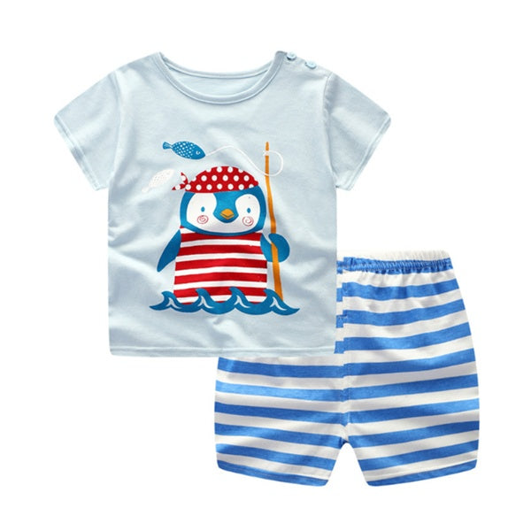 Character T-Shirt and Shorts 2-Piece Set