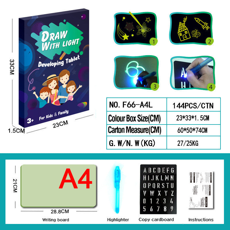 Draw with Light: Developing Tablet