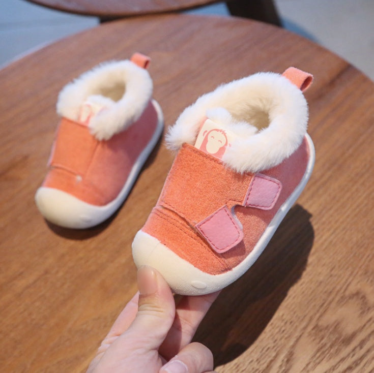 Cozy Monkey Toddler Winter Shoes