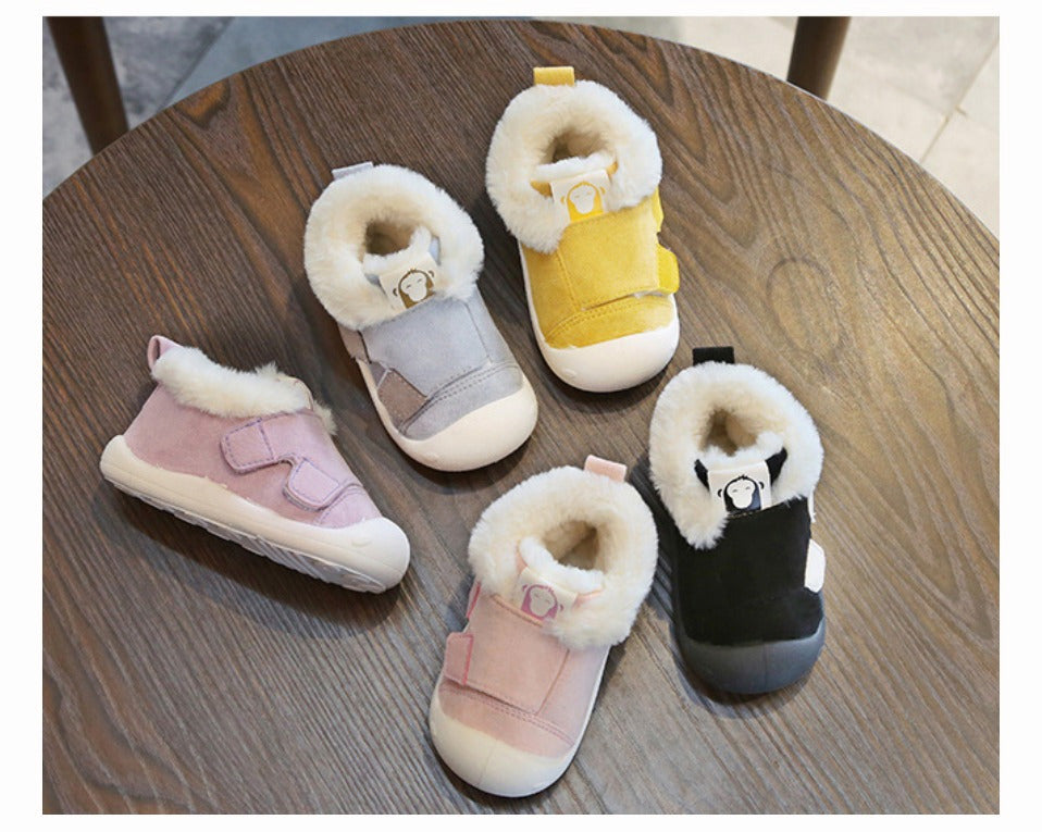 Cozy Monkey Toddler Winter Shoes