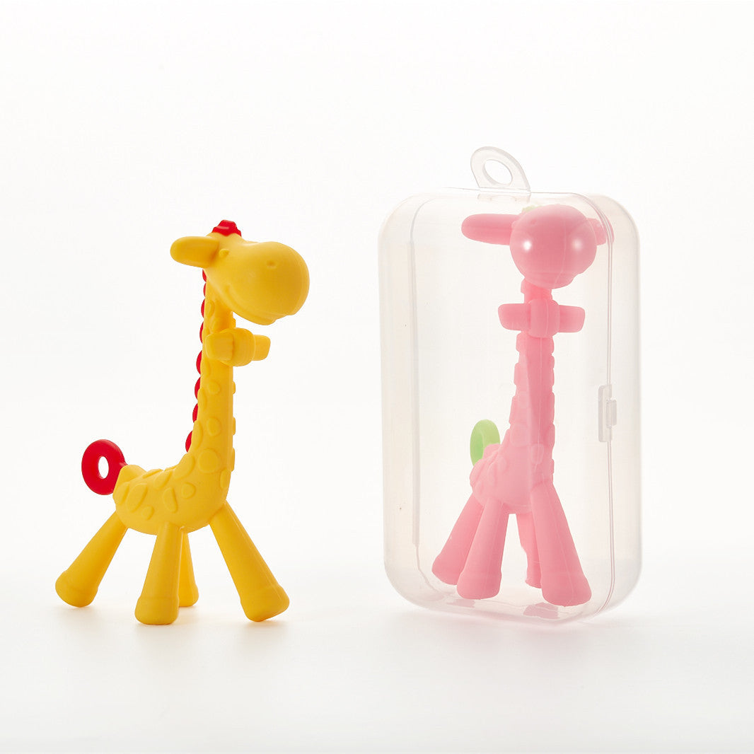 Giraffe Silicone Teether - Soothing Relief for Little Gums