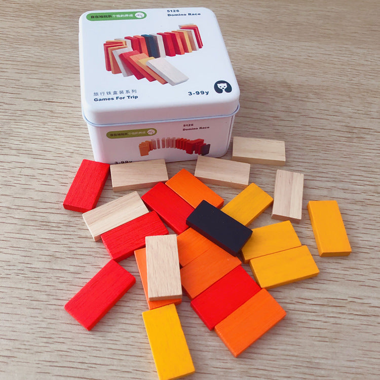 Wooden Cognitive Puzzle Building Blocks Set