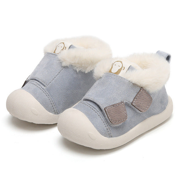 Cozy Monkey Toddler Winter Shoes