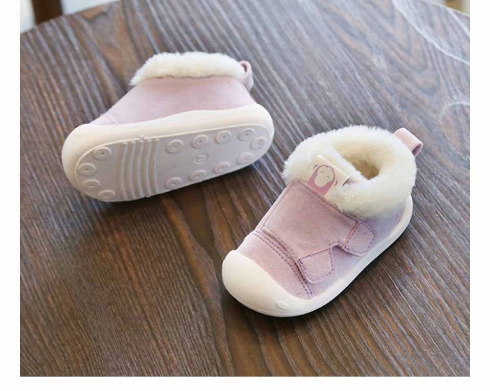 Cozy Monkey Toddler Winter Shoes