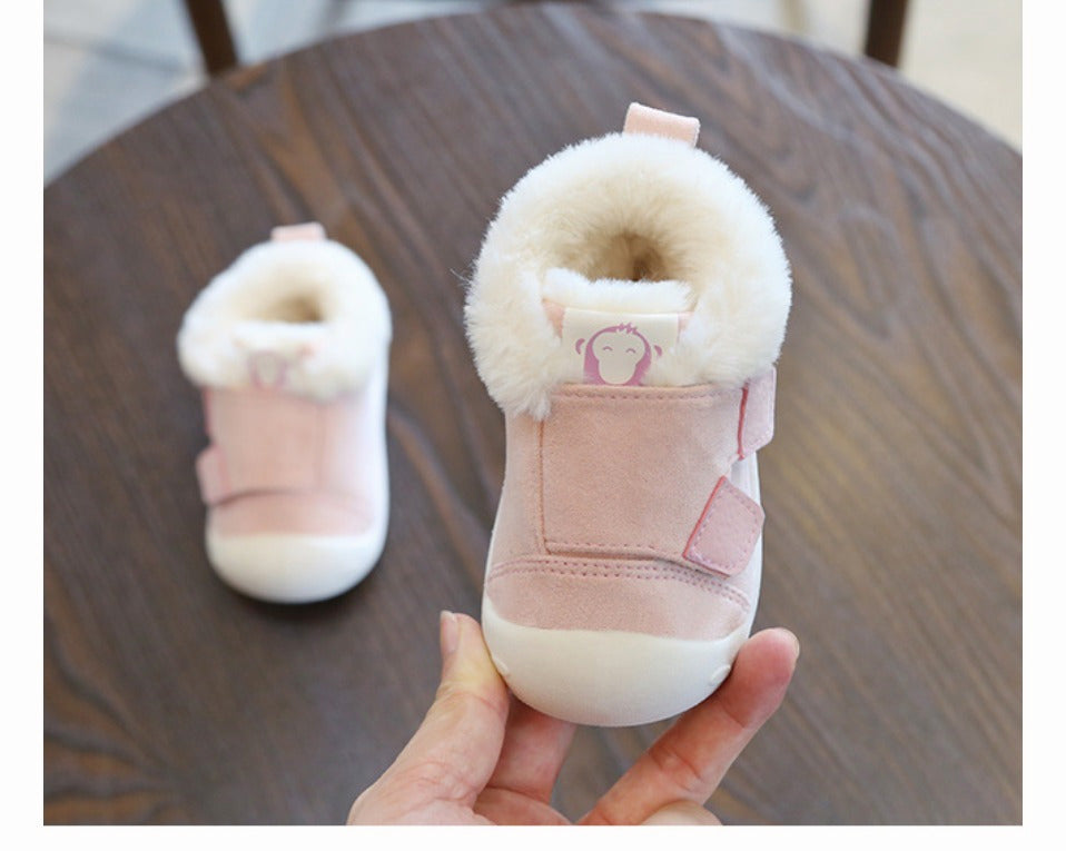 Cozy Monkey Toddler Winter Shoes