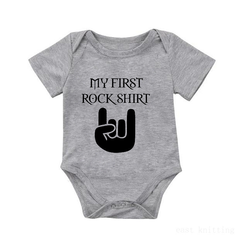 "My First Rock Shirt" Infant Onesie - Girls