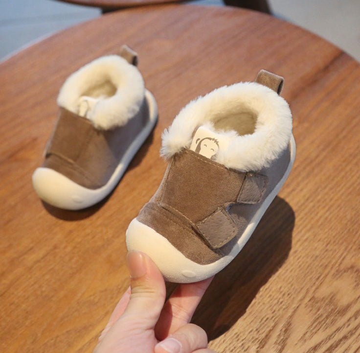 Cozy Monkey Toddler Winter Shoes