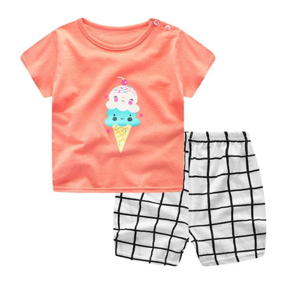 Character T-Shirt and Shorts 2-Piece Set