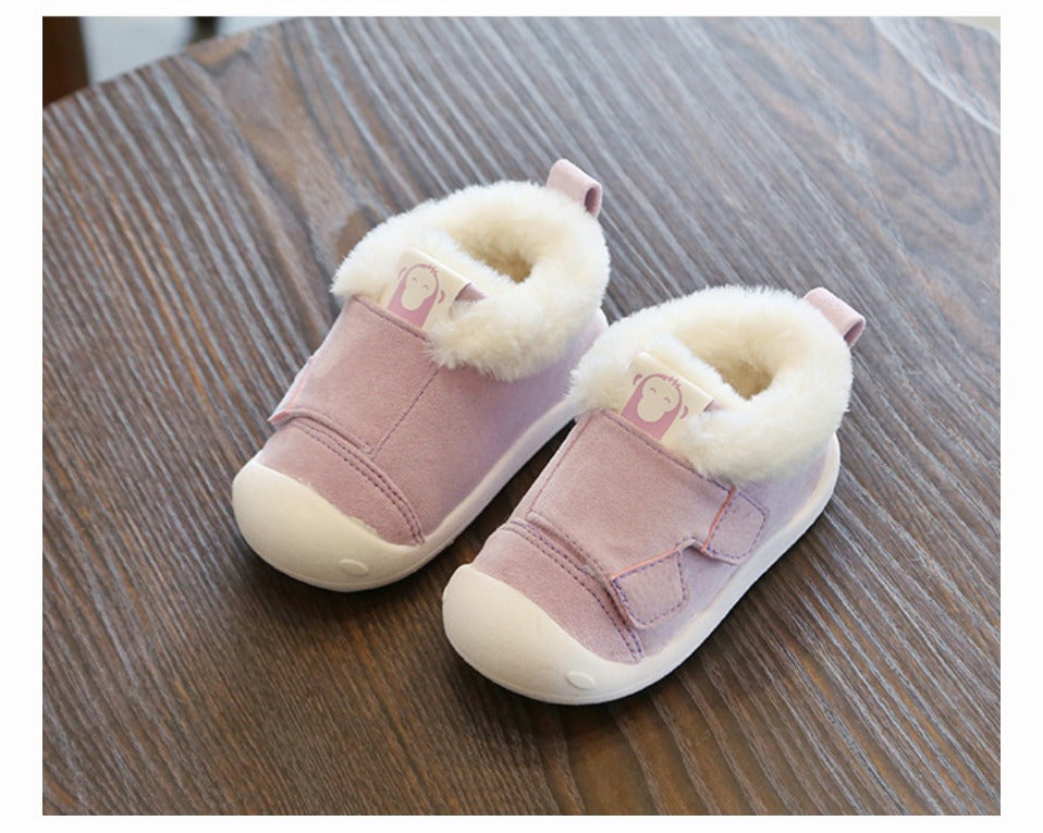 Cozy Monkey Toddler Winter Shoes