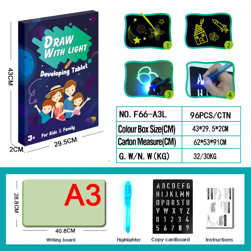 Draw with Light: Developing Tablet