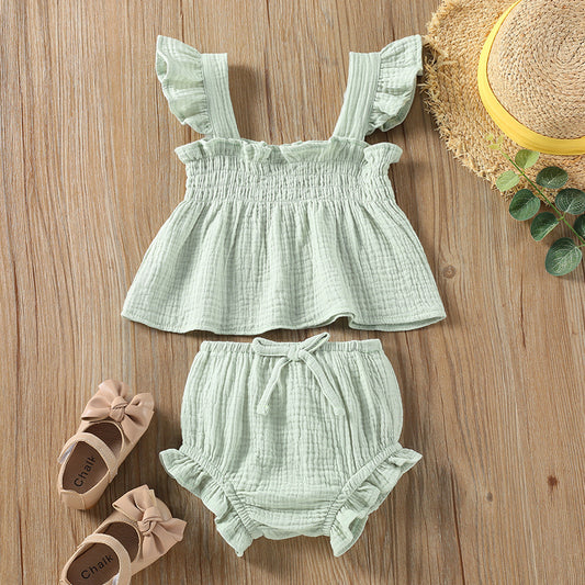 Baby Girl Ruffle Summer Set